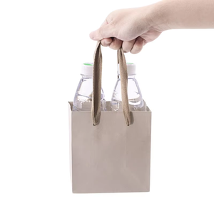 Sacs en papier personnalisés roses avec estampage à chaud pour cadeaux, sacs de shopping de luxe pour vêtements et bijoux - Product Image 4