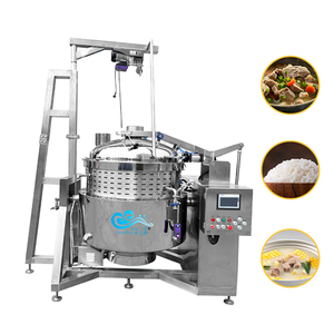 Grand autocuiseur industriel commercial automatique Marmite à vapeur sous pression de 500 litres en acier inoxydable pour la soupe aux os - Product Image 5