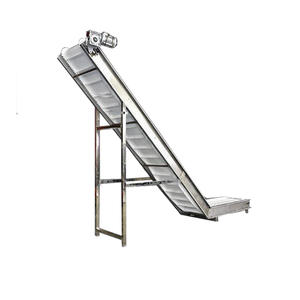 L Vorm Hellende Geweigerde Transportband Gespleten Sanitaire Washdown Band Transportband Voor Voedingsindustrie - Product Image 2