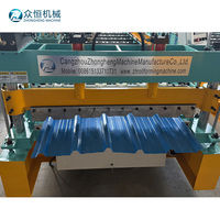 Couleur acier aluminium galvanisé métal trapézoïdal feuille de toiture rouleau formant la Machine tuile faisant des machines pour carreaux de panneau mural