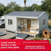 Conteneur mobile préfabriqué, maison décorée, amovible, résidentielle, modulaire, avec salle d'activités intégrée, en tôle d'acier colorée, Chine