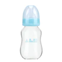 लौकी आकार पीपी विस्तृत गर्दन BPA मुक्त 120ML दूध बच्चे को खिलाने की बोतल