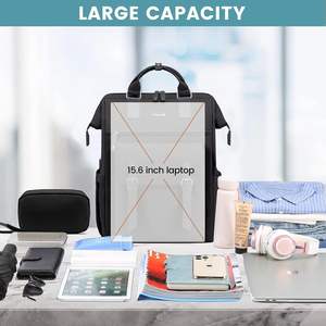 Sac à dos d'école personnalisé avec logo, sac pour ordinateur portable, sac de sport/de bureau, Oxford noir, homme, USB, imperméable, échantillon gratuit - Product Image 6