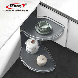TEMAX DL180B Plateaux de <span class=keywords><strong>cuisine</strong></span> Swin Panier d'angle à fermeture en douceur Panier d'angle à balançoire pour meubles - Product Image 3