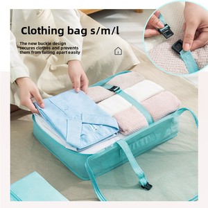 Travel Set <b>Storage</b> Bags <b>Clothes</b> Digital Toiletries Shoes Organizer Bag Student Dormitories Clothing Sorting Bags Packing Cubes - Product Image 4