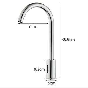 Grifo de fregadero de baño sin contacto de aleación Flexible para fregadero de lavabo para uso doméstico disponible en centros comerciales - Product Image 2
