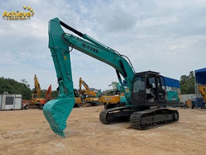 מחפר קובלקו SK200 בעל ביצועים גבוהים במשקל 20 טון עם משאבת הידראולית של קוואסאקי ומנוע קומטסו לעבודות כבישים, כרייה באתר כרייה - Product Image 2