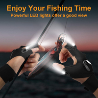 Gants LED avec lampe intégrée, mains libres, cadeau de Noël, gadgets, outils pour le camping en plein air, la pêche