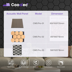 Panneau acoustique <span class=keywords><strong>Akupanel</strong></span> en Mdf personnalisé Panneau mural à lamelles acoustiques en bois Panneaux muraux en bois - Product Image 6