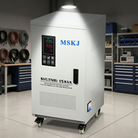 Stabilisateur de tension automatique monophasé MSKJ SVC-1P-50KVA, commande par servomoteur, régulation par balais de charbon, enroulement en cuivre pur