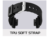 Montre-bracelet électronique à quartz SANDA 6209 pour étudiants, bracelet en TPU, étanche, pour sports de plein air, cadeau pour homme