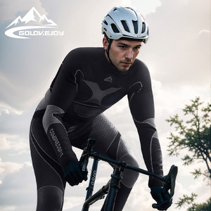 Golovejoy sgy01 tập thể dục Yoga mặc ngoài trời liền mạch thể thao của nam giới phòng tập thể dục đi xe đạp setstight đào tạo đồ lót nhiệt - Product Image 2