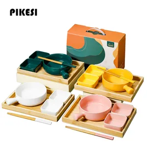 New Design Wholesale Tableware For One Person Gift Sets Single Table Dishes Bowl And Cup Ceramic Dinnerware Set