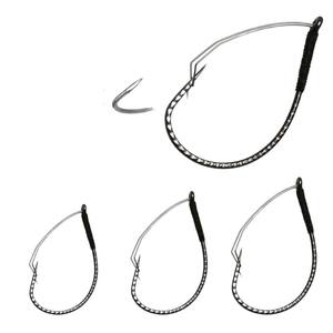 Hameçons anti-accrocs sans plomb pour appâts souples, à large ouverture, pour la pêche au black-bass, Neko Rig, tailles 1 # , 1/0, 2/0 - Product Image 2