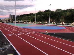 INOLP Seamless Air Permeable Sports Flooring Ignífugo Resistente a la decoloración Certificaciones internacionales para la variedad de deportes de pista - Product Image 5