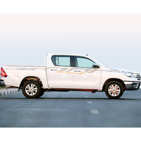 Nouveaux décalcomanies voiture côté carrosserie autocollants voiture rayure ligne 2025 pour Hilux Double cabine autocollant