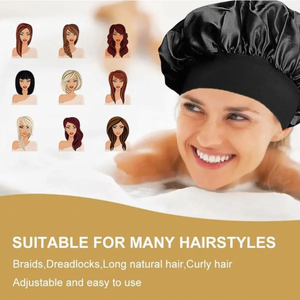 Usine <span class=keywords><strong>En</strong></span> Gros <span class=keywords><strong>Pas</strong></span> <span class=keywords><strong>Cher</strong></span> Bande Élastique <span class=keywords><strong>Bonnet</strong></span> Dormir Soie Cheveux <span class=keywords><strong>Bonnet</strong></span> Personnalisable Femme Femmes <span class=keywords><strong>Satin</strong></span> Bonnets - Product Image 5