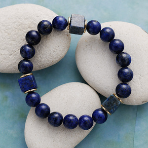 Bracelet élastique en pierres naturelles, bijoux unisexes, cadeau, origine Yiwu - Product Image 4