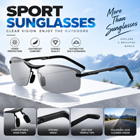 Nouvelles Lunettes de Soleil Polarisées TAC Sportives 2026 pour Hommes – Idéales pour le Cyclisme en Extérieur, la Pêche, la Conduite et la Vision Nocturne