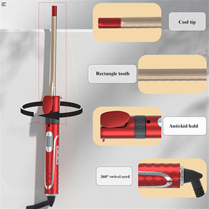 Chuyên nghiệp 9-32mm tùy chỉnh PTC tóc Curler kỹ năng Miễn phí chống rối xoay uốn sắt đũa Điện Kỹ năng miễn phí hộ gia đình - Product Image 6