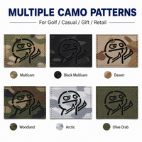 Patch camouflage personnalisé, logo sur mesure, patch découpé au laser, patch réfléchissant avec fixation auto-agrippante pour gilet tactique