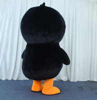 Costume de mascotte de pingouin gonflable en peluche personnalisé unisexe pour adultes pour la promotion de fête d'Halloween