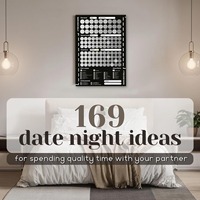 Affiche de 169 cartes à gratter, tâches d'amour, affiche noire personnalisée pour cadeau de couple, décoration sans cadre, papier peint pour la maison