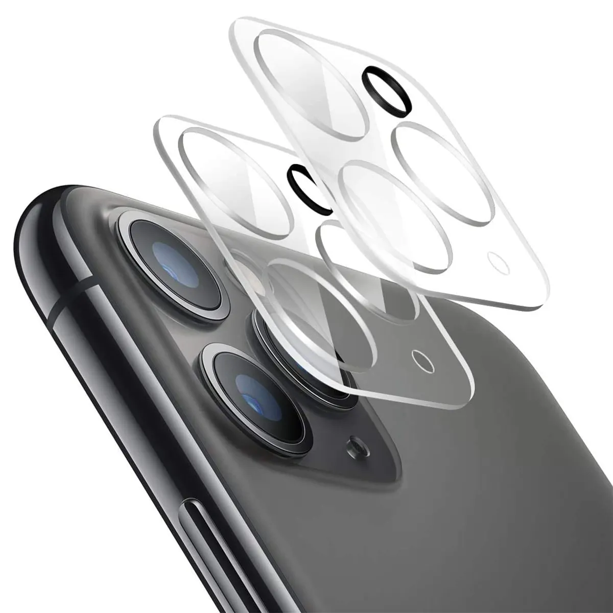 عدسات كاميرا 9H لهاتف iPhone 13, 12, 11 Pro MAX واقي غطاء زجاجي مقسى