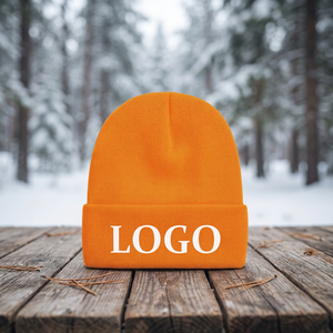 Beanie <b>for</b> <b>Men</b> Women Hand Embroidery Cuff Beanie <b>Cap</b> Slouchy Knit Warm <b>Winter</b> Travel Hat - Product Image 3
