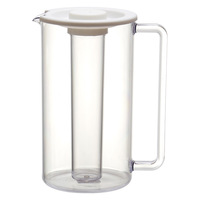 Pichet à eau en plastique de qualité alimentaire résistant aux hautes températures, résistant à la chaleur, grande capacité, usage commercial, incassable, 2-3L