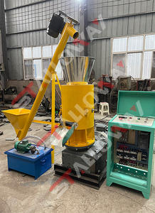 Machine à granulés de bois de haute précision avec contrôle PLC-Taille de granulés réglable (6mm/8mm) pour les commandes personnalisées - Product Image 6