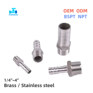 NPT BSPT Klasse 150 1/8''~2'' Edelstahl Pagodenverbinder Doppelbalg Gerade Adapter Schlauchanschlüsse für Gartenwasserversorgung - Product Image 5