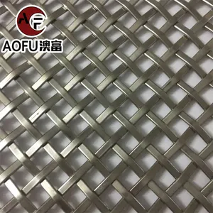 304 jaring logam baja tahan karat jala kawat tenun baja tahan karat untuk Pintu Kabinet dan furnitur kisi logam dekoratif