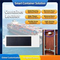 Localisateur GPS de conteneur à énergie solaire haute précision, multi-capteurs, qualité industrielle, suivi de cargaison toutes conditions météorologiques, itinérance mondiale