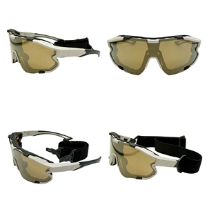 Lunettes de sécurité tactiques pour le sport, fabriquées à Taïwan, conformes à la norme ANSI Z87.1, lunettes de tir avec 3 verres interchangeables, lunettes pour airsoft et pickleball. - Product Image 3