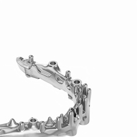 Prothèse complète en titane médical TC4 pour implants dentaires, pont Malo, usinage CNC, restauration complète, Ecolab pour laboratoire dentaire