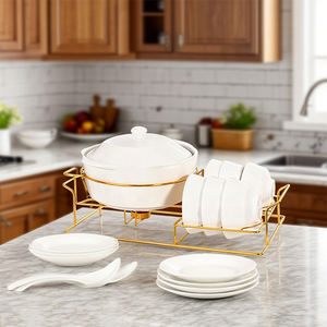 Nordic New Food Grade Ceramic Cookware logo <span class=keywords><strong>Ensemble</strong></span> de bols à soupe <span class=keywords><strong>Soupière</strong></span> personnalisée - Product Image 5