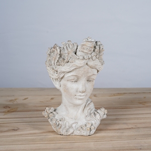 Lianda Best-seller giardino creativo all'aperto dea testa vasi fioriera miglior contenitore per la casa vaso di fiori con imballaggio in cartone - Product Image 5