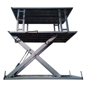 ลิฟต์ยกรถไฮดรอลิก2คันลิฟต์ยกรถใต้ดินแบบมองไม่เห็นพร้อมเซ็นเซอร์จอดรถที่ขับเคลื่อนด้วยมอเตอร์ - Product Image 6