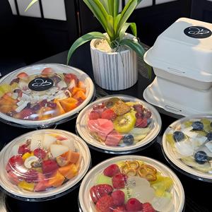 Bol en pulpe de papier jetable en gros, style Ins, pour yaourt froid, fruits coupés, yaourt grec et <span class=keywords><strong>fromage</strong></span> - Product Image 6