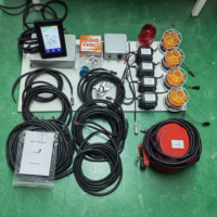Système de sécurité matinal pour alerte de surcharge de véhicule aérien, indicateur de moment de charge pour détection des stabilisateurs de plateforme élévatrice