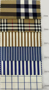 Tela a cuadros a rayas de alta elasticidad, resistente a las arrugas, no plancha, transpirable, para camisas al aire libre - Product Image 2