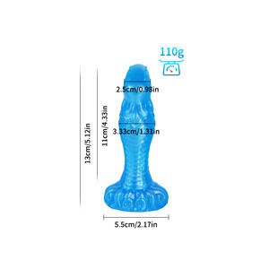 Dilos de PVC Dragon's Scales Cross-Border Anal Plug Dildos Nueva llegada Dispositivo de masturbación suave Monster Dildo - Product Image 5