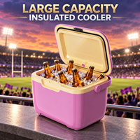 Glacière Thermique Légère Portable pour Bouteilles, Boîtes de Conserve et Repas avec Couvercle Sécurisé – Idéale pour Voyages, Plage, Pique-niques – Personnalisable OEM