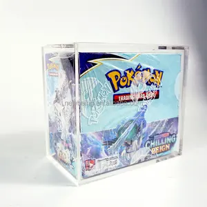 Wholesale Gameboy Pokemon Cards 1st Edition Boxes Case Tcg Trainer Box Acrylic Display