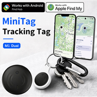 Localizador de Etiquetas, Compatible con Apple Find My y Google Find Hub, Rastreador Antipérdida para Perros, Gatos, Mascotas, Niños, Ancianos, Carteras, Rastreador Android