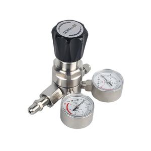 Regulador de etapa única UHP con válvula de diafragma para cilindro de Gas 3000psi 1/4 "VCR regulador de presión - Product Image 2