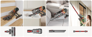 Aspirateur balai sans fil VC-2501 avec brosse anti-emmêlement et filtre HEPA pour tapis et sols durs - Product Image 2