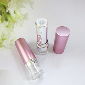 Tube de rouge à lèvres vide 4G à succès, emballage cosmétique en plastique, conteneurs de rouge à lèvres avec capuchon mat et base transparente, impression sérigraphique - Product Image 1