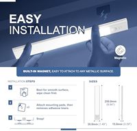 Luz LED Con Sensor De Movimiento Motion Wardrobe Sensor Escalier Lumière LED sans fil Capteur Lampe LED Cabinet Lumières